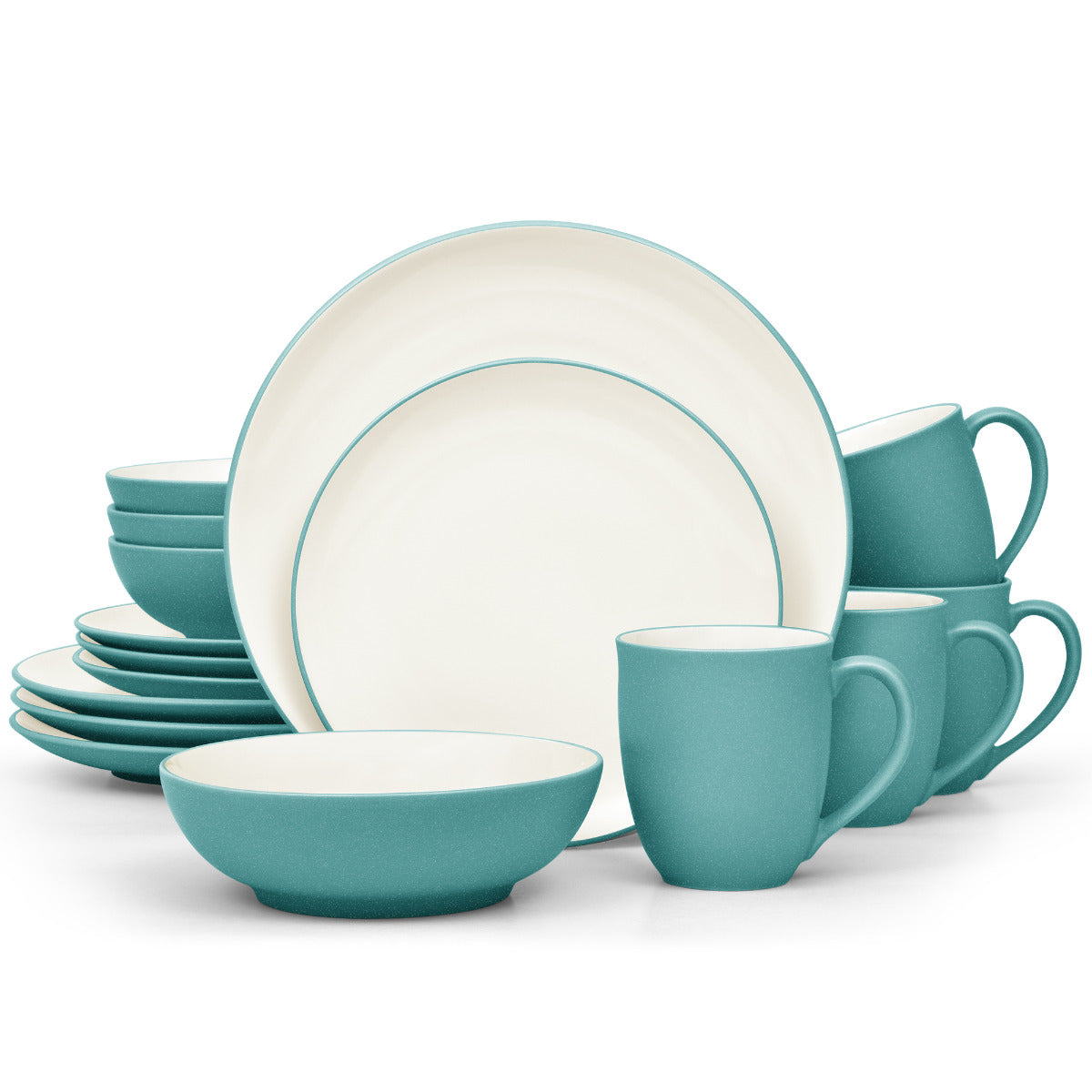 Noritake Turquoise Colorwave Coupe Dinnerware Set